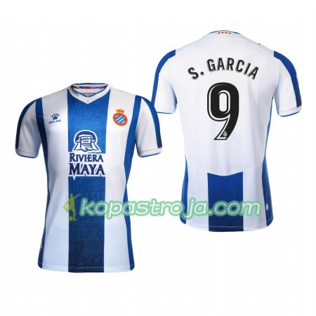 Billiga Fotbollströjor RCD Espanyol Sergio Garcia 9 Hemma tröja 2019/20 Kortärmad